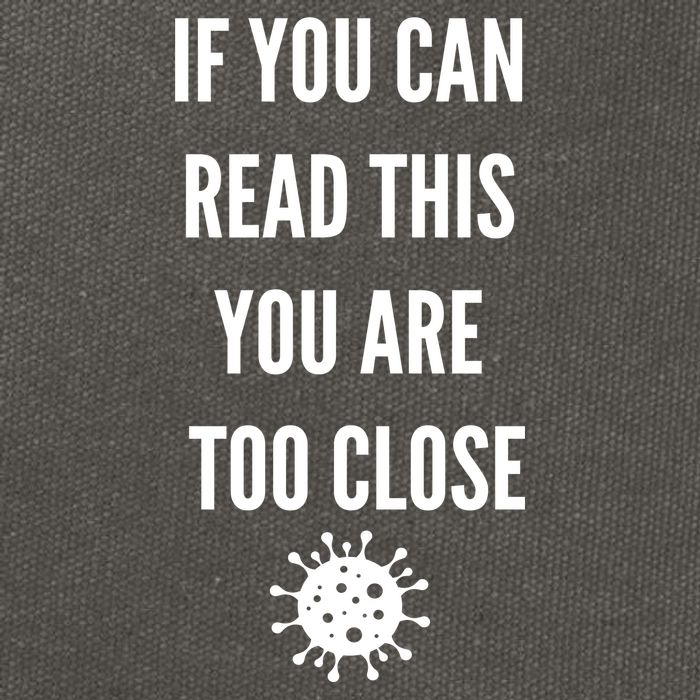 Funny If You Can Read This You Are Too Close Cotton Canvas Backpack