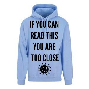 Funny If You Can Read This You Are Too Close Unisex Surf Hoodie