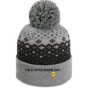 Funny I'm A Little Door Key The Baniff Cuffed Pom Beanie