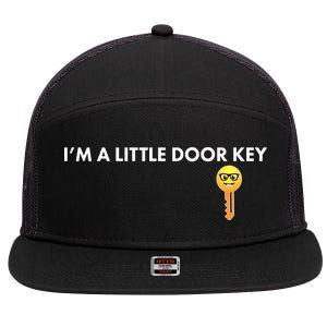 Funny I'm A Little Door Key 7 Panel Mesh Trucker Snapback Hat