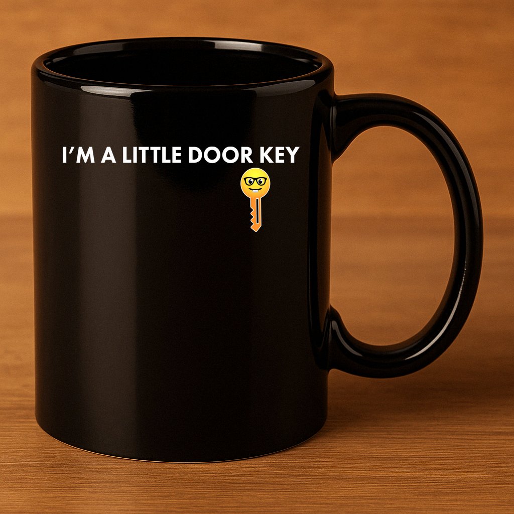 Funny I'm A Little Door Key 11oz C Handle Ceramic Mug