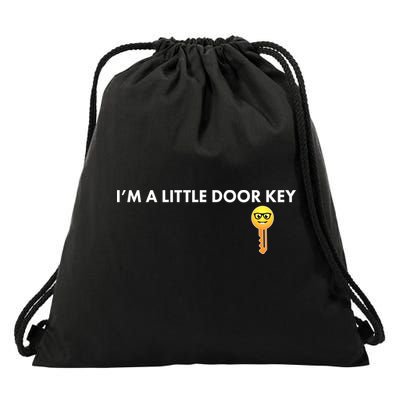 Funny I'm A Little Door Key Drawstring Bag