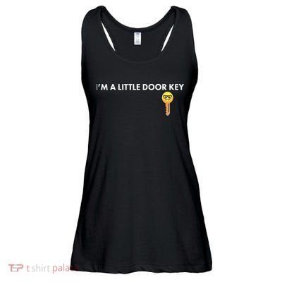 Funny I'm A Little Door Key Ladies Essential Flowy Tank