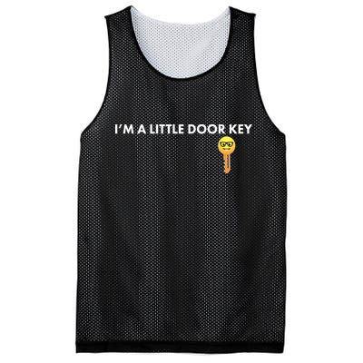 Funny I'm A Little Door Key Mesh Reversible Basketball Jersey Tank