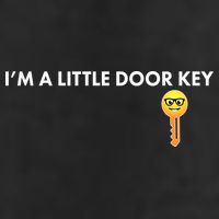 Funny I'm A Little Door Key 25L Jumbo Tote
