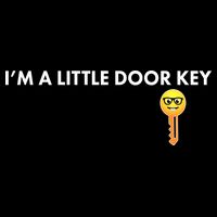 Funny I'm A Little Door Key Visor