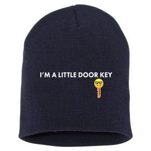 Funny I'm A Little Door Key Short Acrylic Beanie