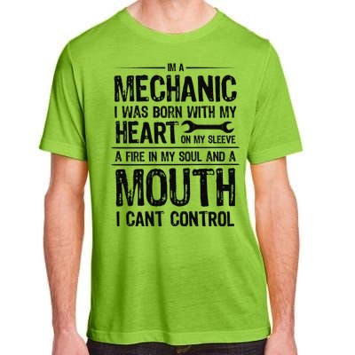 Funny I'm A Mechanic Quote Adult ChromaSoft Performance T-Shirt