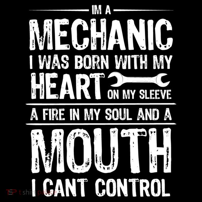 Funny I'm A Mechanic Quote 16 in Basic Backpack