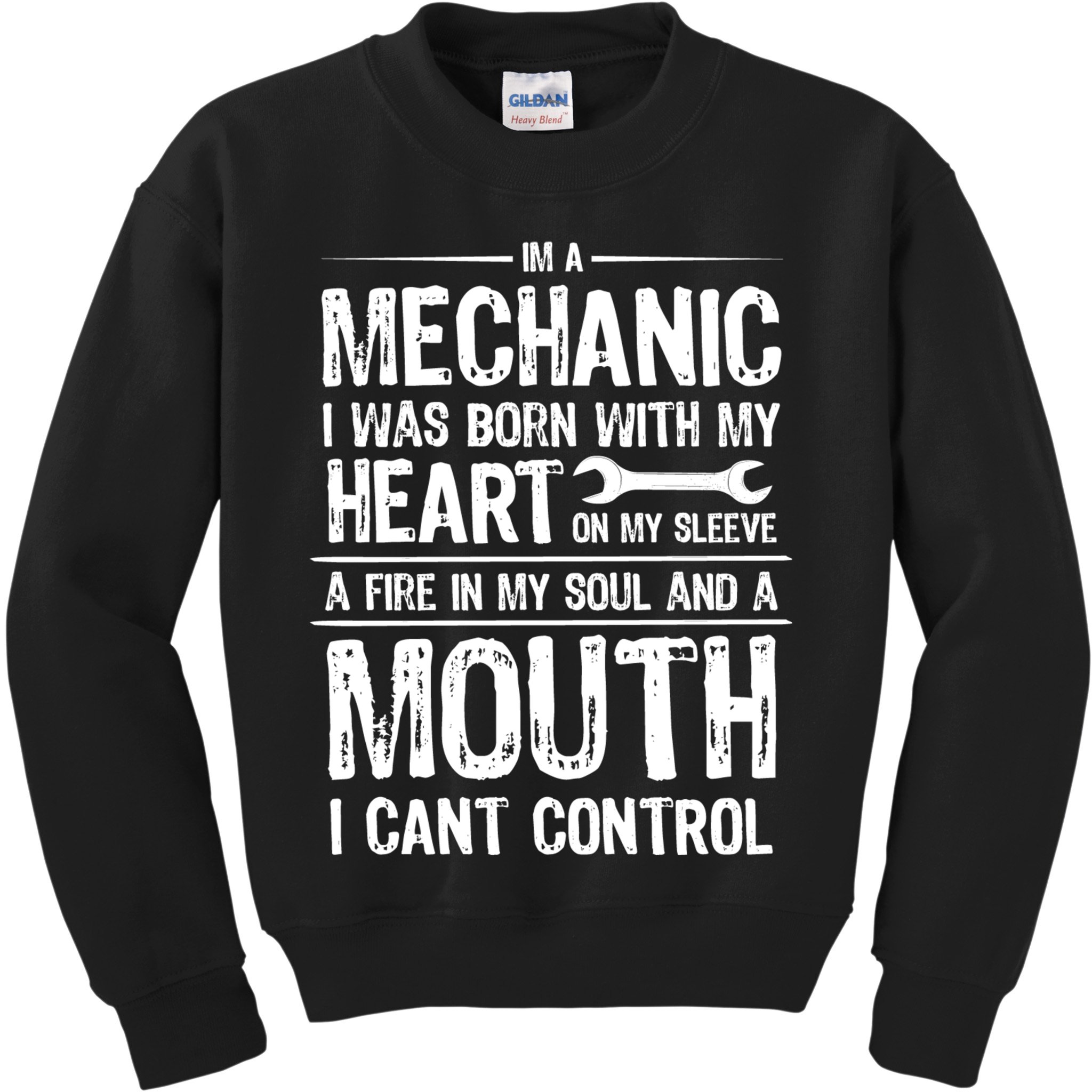 Funny I'm A Mechanic Quote Kids Sweatshirt
