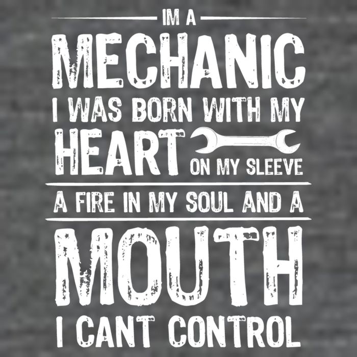 Funny I'm A Mechanic Quote Button