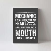 Funny I'm A Mechanic Quote Canvas