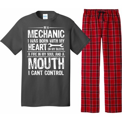 Funny I'm A Mechanic Quote Pajama Set