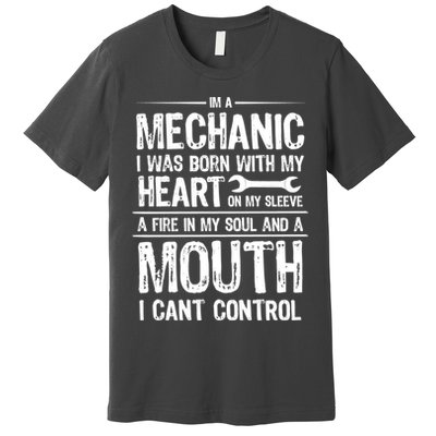 Funny I'm A Mechanic Quote Premium T-Shirt