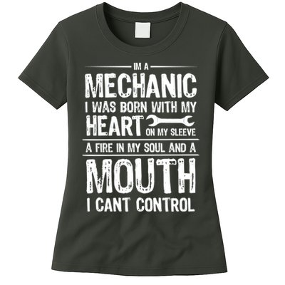 Funny I'm A Mechanic Quote Womens T-Shirt