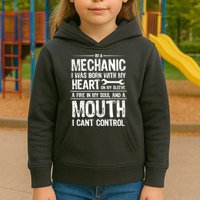 Funny I'm A Mechanic Quote Kids Hoodie