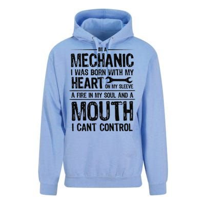 Funny I'm A Mechanic Quote Unisex Surf Hoodie