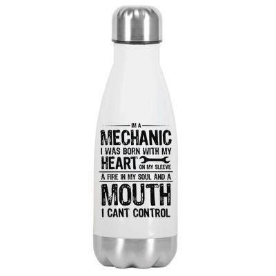 Funny I'm A Mechanic Quote Stainless Steel Insulated Water Bottle