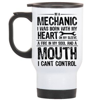 Funny I'm A Mechanic Quote Stainless Steel Travel Mug