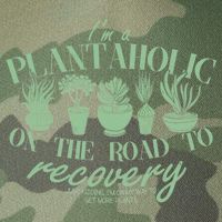 Funny I'm A Plantaholic On the Road To Recovery Legacy Tie Dye Trucker Hat