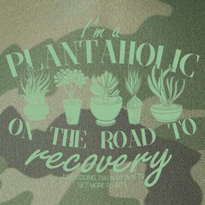 Funny I'm A Plantaholic On the Road To Recovery Legacy Tie Dye Trucker Hat