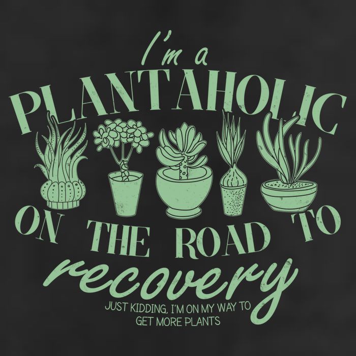 Funny I'm A Plantaholic On the Road To Recovery Golf Towel