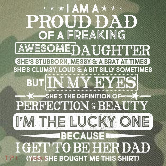 Funny I'm A Proud Lucky Dad Of Awesome Daughter Legacy Tie Dye Trucker Hat