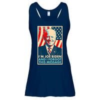 Funny I'm Joe Biden And I Forgot This Message Ladies Essential Flowy Tank