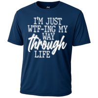 Funny I'm Just WTF-ing My Way Through Life Performance Shirt