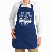 Funny I'm Just WTF-ing My Way Through Life Apron