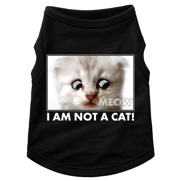 Funny I'm Not A Cat Zoom Lawyer Cat Meme Doggie Tank