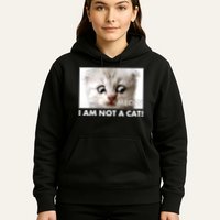 Funny I'm Not A Cat Zoom Lawyer Cat Meme Hoodie