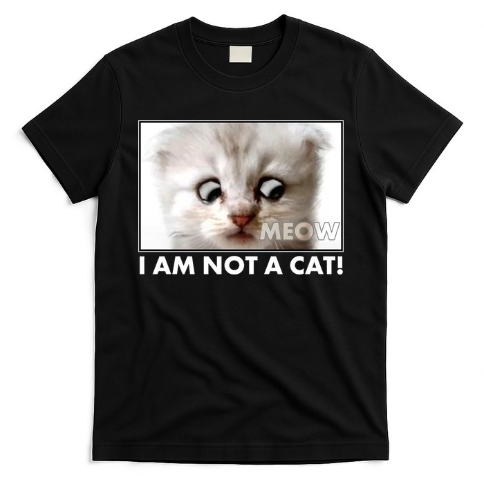 Funny I'm Not A Cat Zoom Lawyer Cat Meme T-Shirt