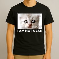 Funny I'm Not A Cat Zoom Lawyer Cat Meme T-Shirt