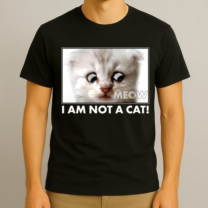 Funny I'm Not A Cat Zoom Lawyer Cat Meme T-Shirt