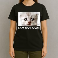 Funny I'm Not A Cat Zoom Lawyer Cat Meme T-Shirt