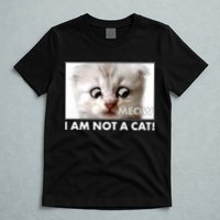 Funny I'm Not A Cat Zoom Lawyer Cat Meme T-Shirt