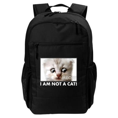 Funny I'm Not A Cat Zoom Lawyer Cat Meme Backpack