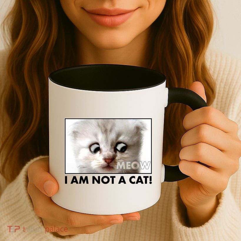 Funny I'm Not A Cat Zoom Lawyer Cat Meme Mug