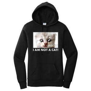 Funny I'm Not A Cat Zoom Lawyer Cat Meme Women's Pullover Hoodie