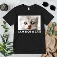 Funny I'm Not A Cat Zoom Lawyer Cat Meme Premium T-Shirt