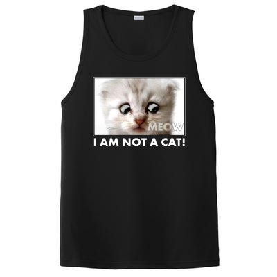 Funny I'm Not A Cat Zoom Lawyer Cat Meme PosiCharge Competitor Tank