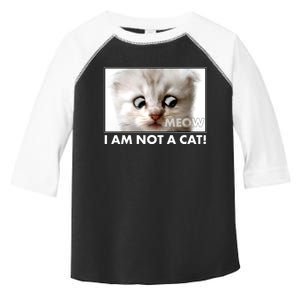 Funny I'm Not A Cat Zoom Lawyer Cat Meme Toddler Fine Jersey T-Shirt