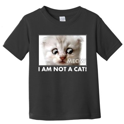 Funny I'm Not A Cat Zoom Lawyer Cat Meme Toddler T-Shirt