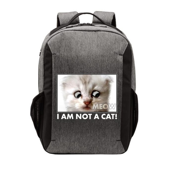 Funny I'm Not A Cat Zoom Lawyer Cat Meme Vector Backpack