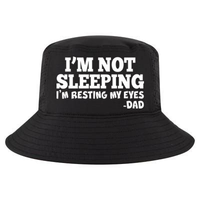 Funny I'm Not Sleeping Dad Cool Comfort Performance Bucket Hat