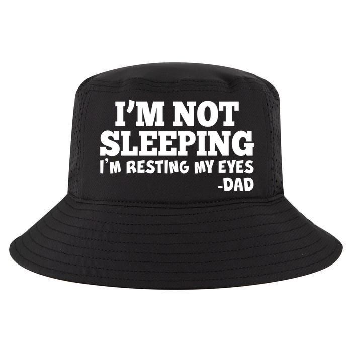 Funny I'm Not Sleeping Dad Cool Comfort Performance Bucket Hat