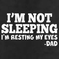 Funny I'm Not Sleeping Dad Cool Comfort Performance Bucket Hat