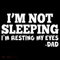 Funny I'm Not Sleeping Dad 7-Panel Snapback Hat