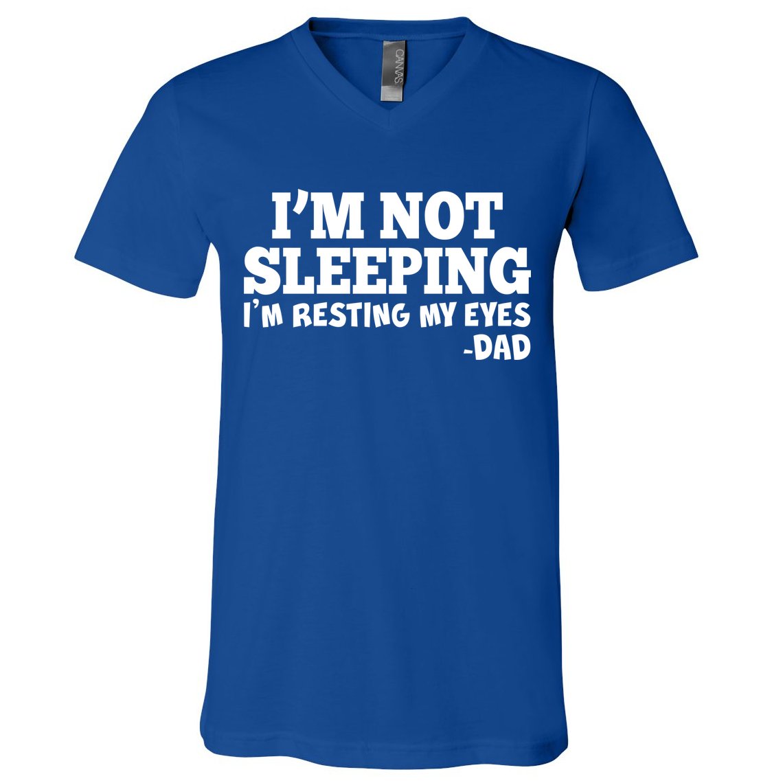 Funny I'm Not Sleeping Dad V-Neck T-Shirt